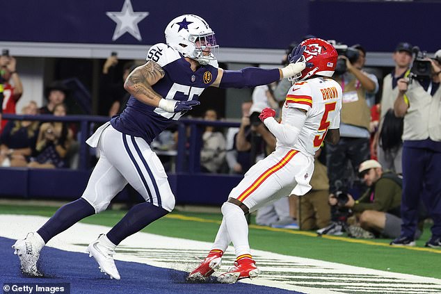 He spent half a season with the Cowboys after being traded by the Bengals back in November