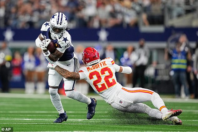 The LA Rams gave the Chiefs a first-round pick as part of the recent Trent McDuffie trade