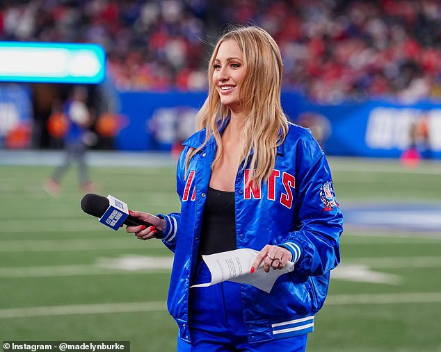 The TV personality has spent the past decade covering the New York Giants