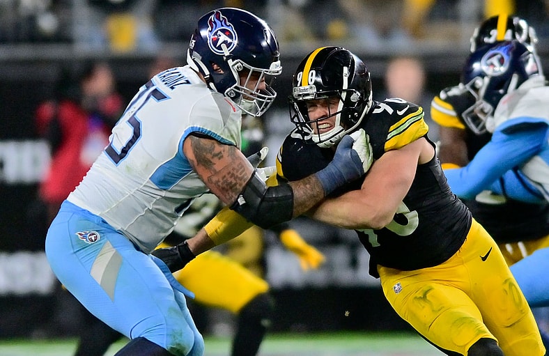 Pittsburgh Steelers Dillon Radunz T.J. Watt Tennesse Titans