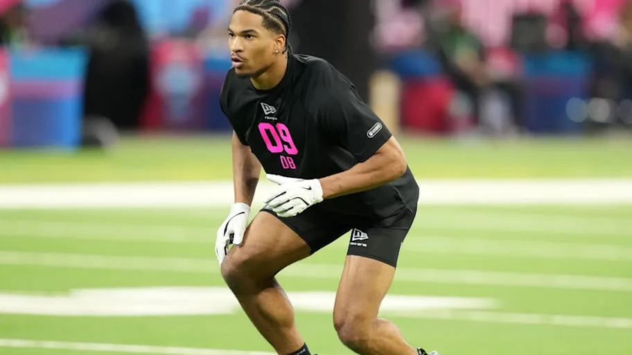 Georgia defensive back Daylen Everette during the NFL Scouting Combine at Lucas Oil Stadium. 