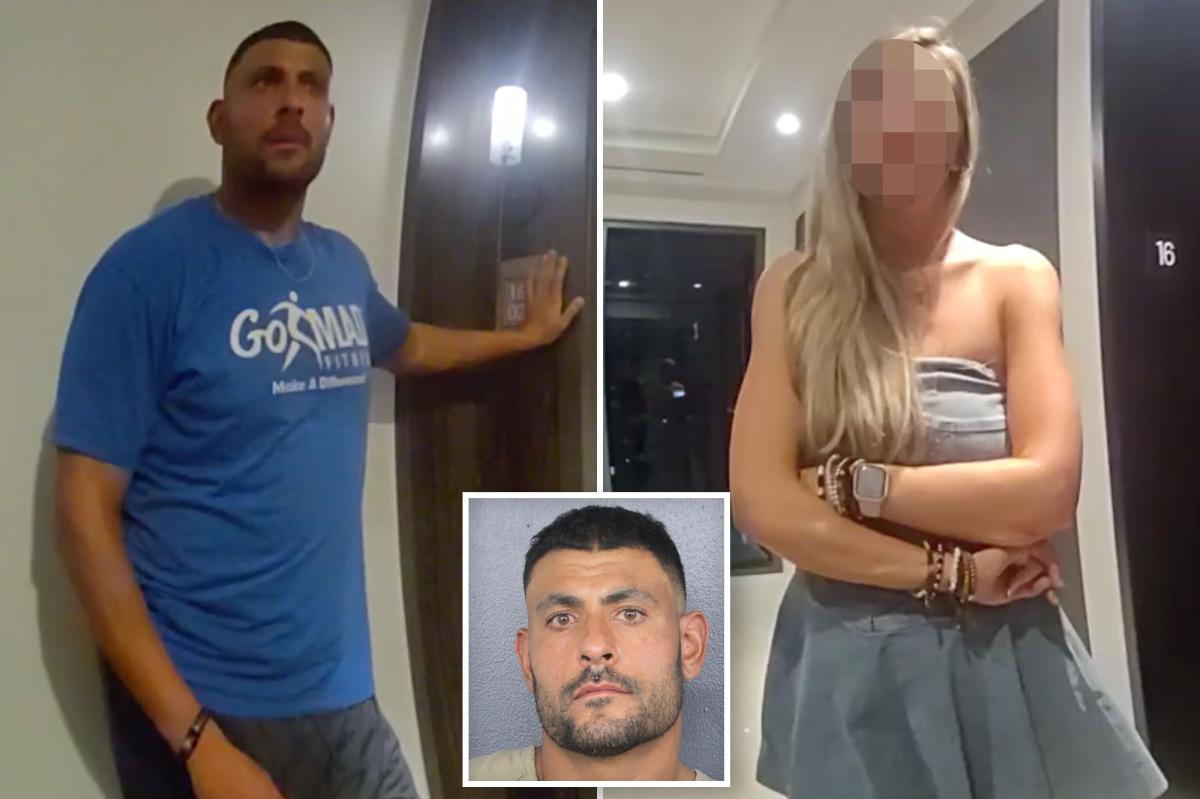 Moment Dolphins coach tells cops 'nasty' WAGs comments sparked booze-fueled clash with new girlfriend