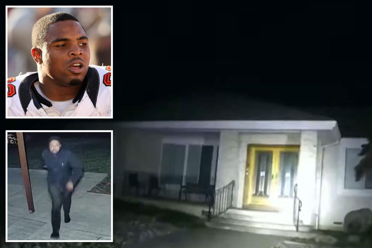 Cops release video of moments leading up to NFL star's death
