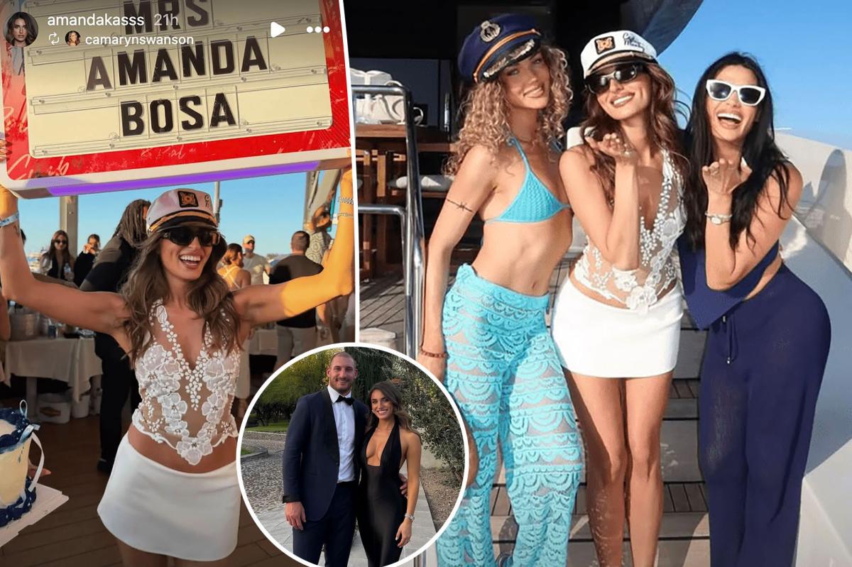 Joey Bosa's fiancée parties at bachelorette bash in new photos