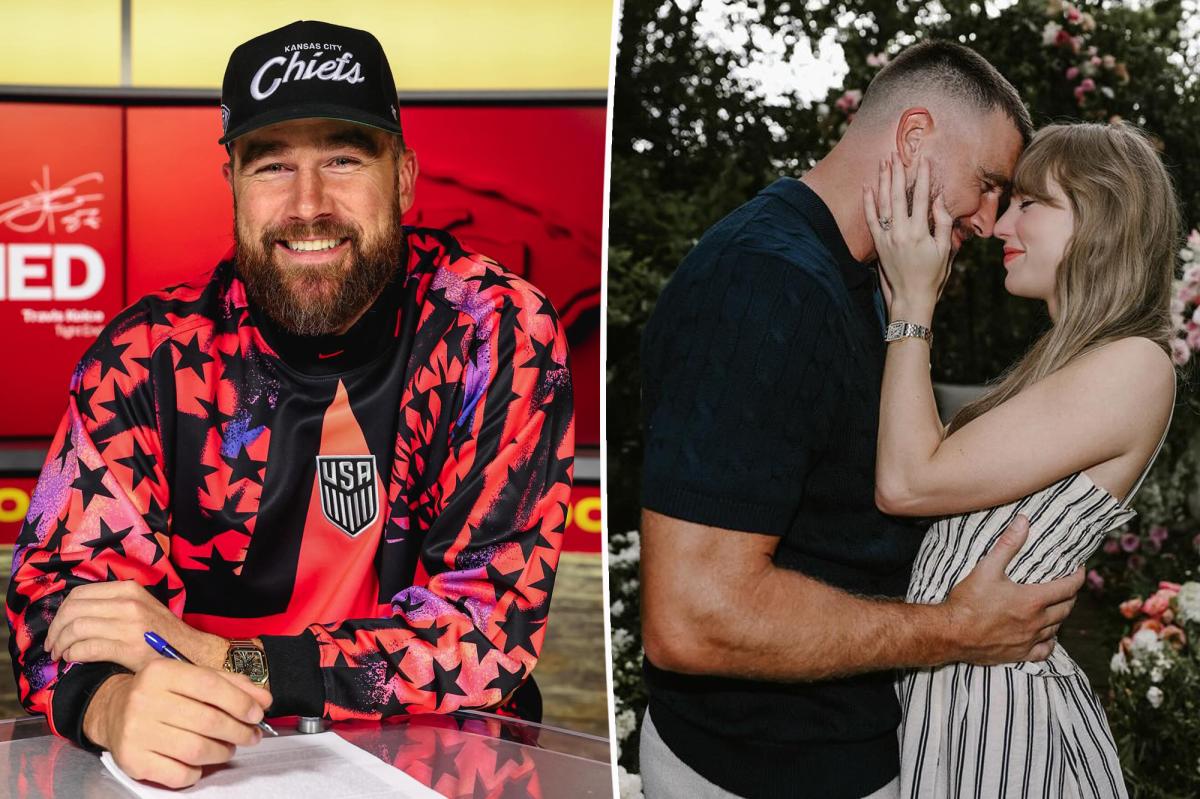 Travis Kelce signs Kansas City Chiefs deal wearing Cartier watch with connection to Taylor Swift