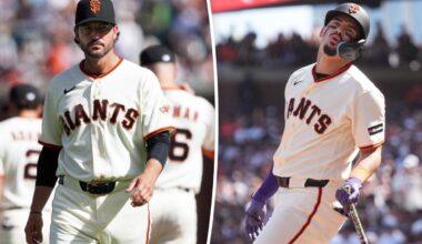 Giants' Tony Vitello threatens lineup changes after back-to-back shutouts