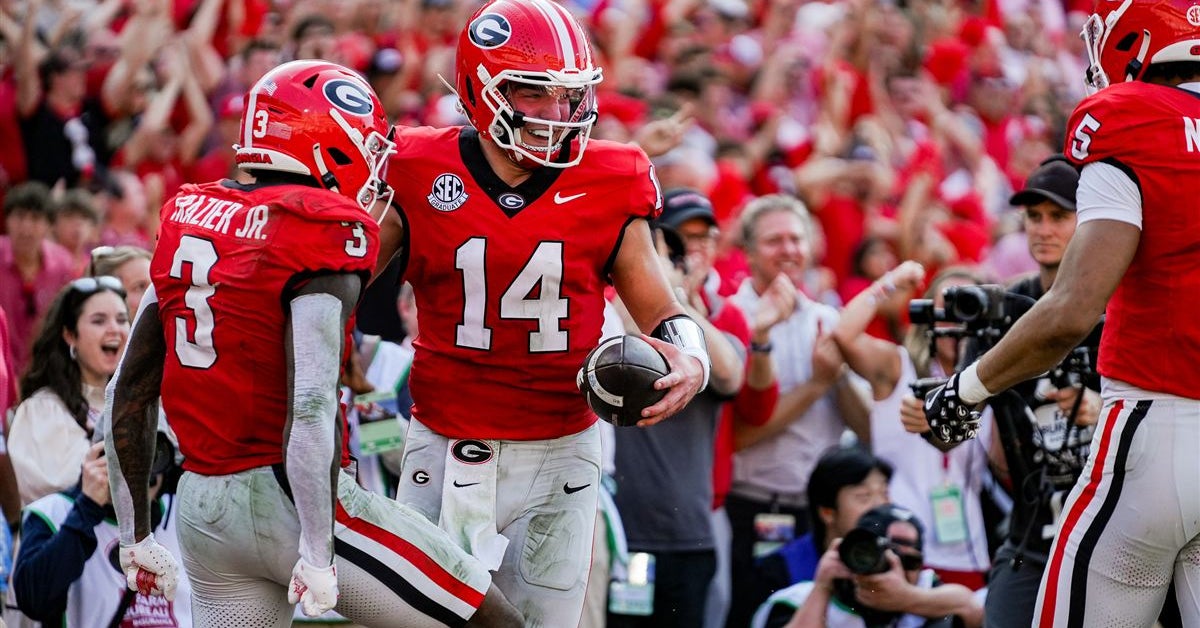Georgia set to play in three of college football's biggest games of 2026 season