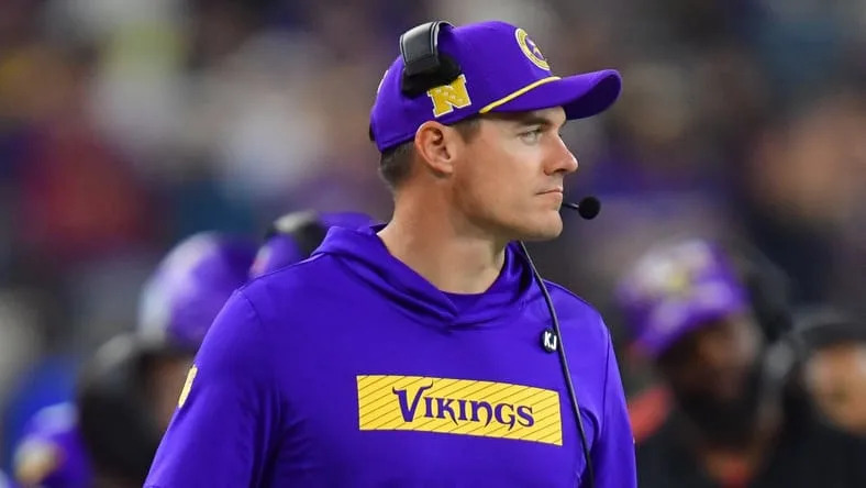 Viking head coach Kevin O'Connell at SoFI Stadium in 2024. Vikings sloppy football 2026.