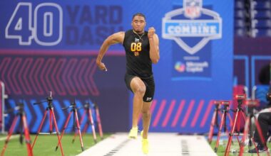 Taylen Green, top-10 QB prospect, sets several combine records