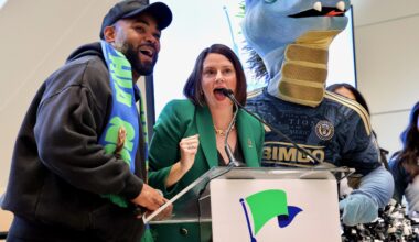 Philly celebrates 100 days till tournament kicks off