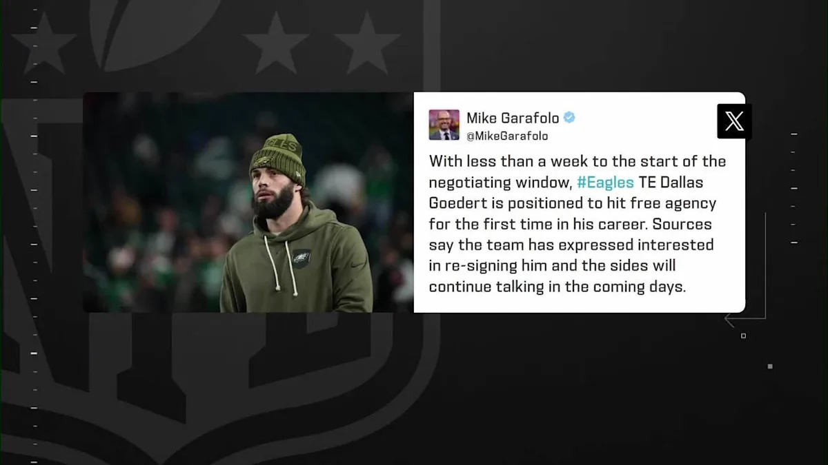 Garafolo: Eagles TE Dallas Goedert is positioned to hit free agency 'The Insiders'