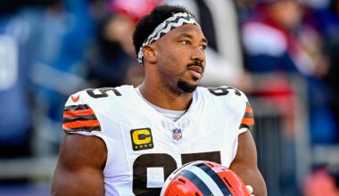 NFL news: Myles Garrett slapped with 9th traffic citation