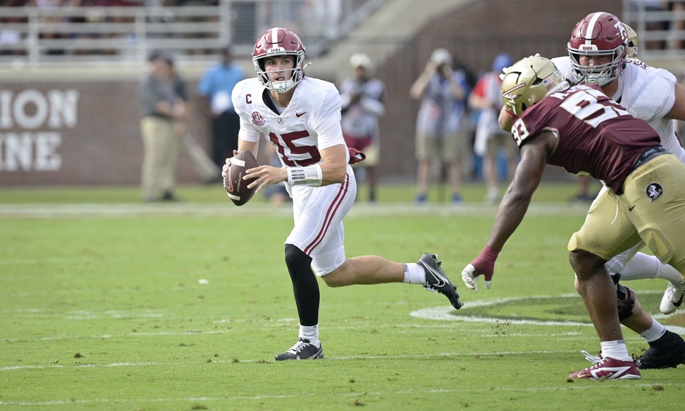 Alabama QB Ty Simpson has visit with AFC North team