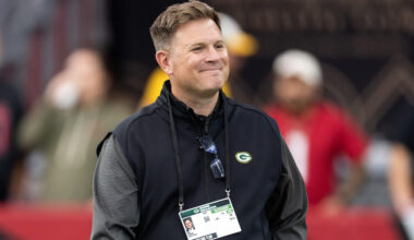 Green Bay Packers general manager Brian Gutekunst
