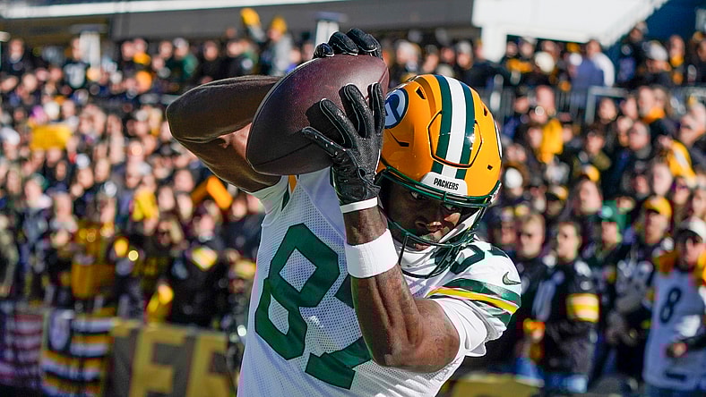 Pittsburgh Steelers Green Bay Packers Romeo Doubs