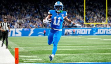 Source: WR Kalif Raymond reaches 1-year deal with Bears