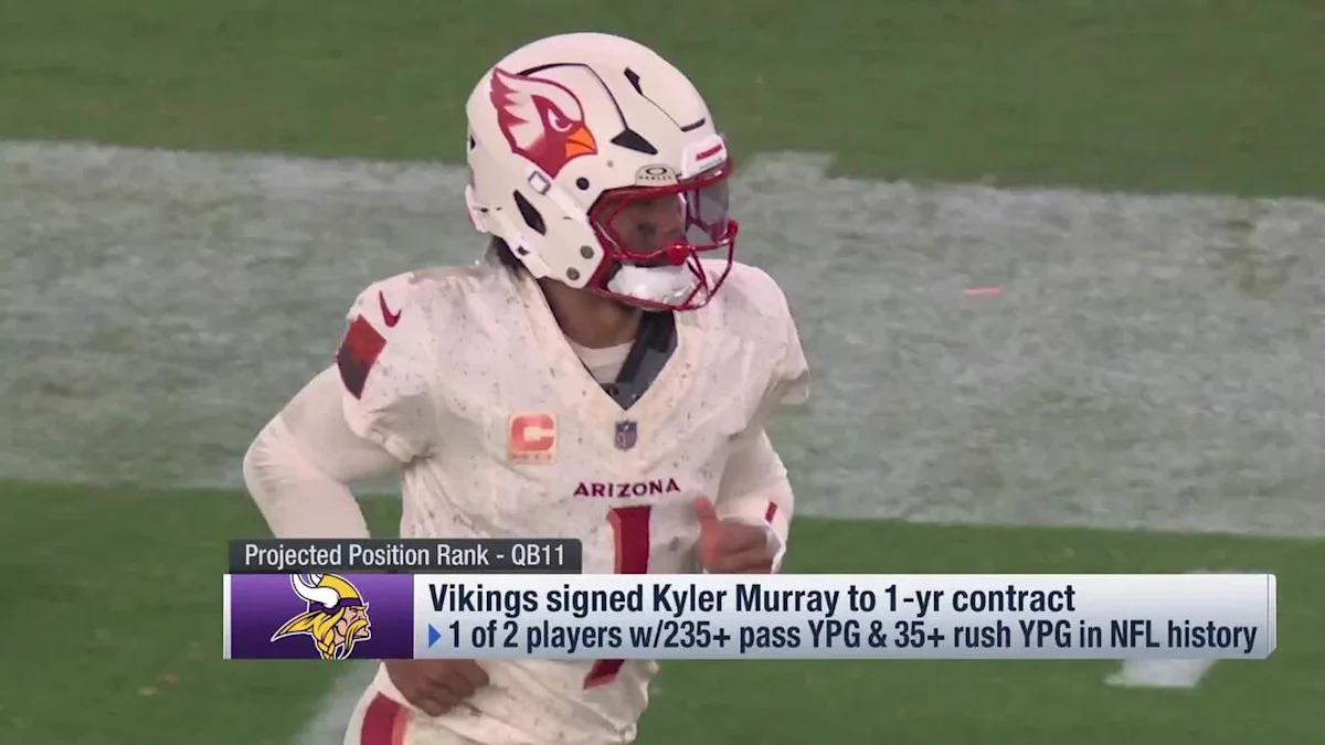 Kyler Murray's fantasy impact with Vikings 'NFL Fantasy Live'