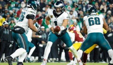 Ranking Jalen Hurts' offensive weapons ahead of the 2026 NFL draft