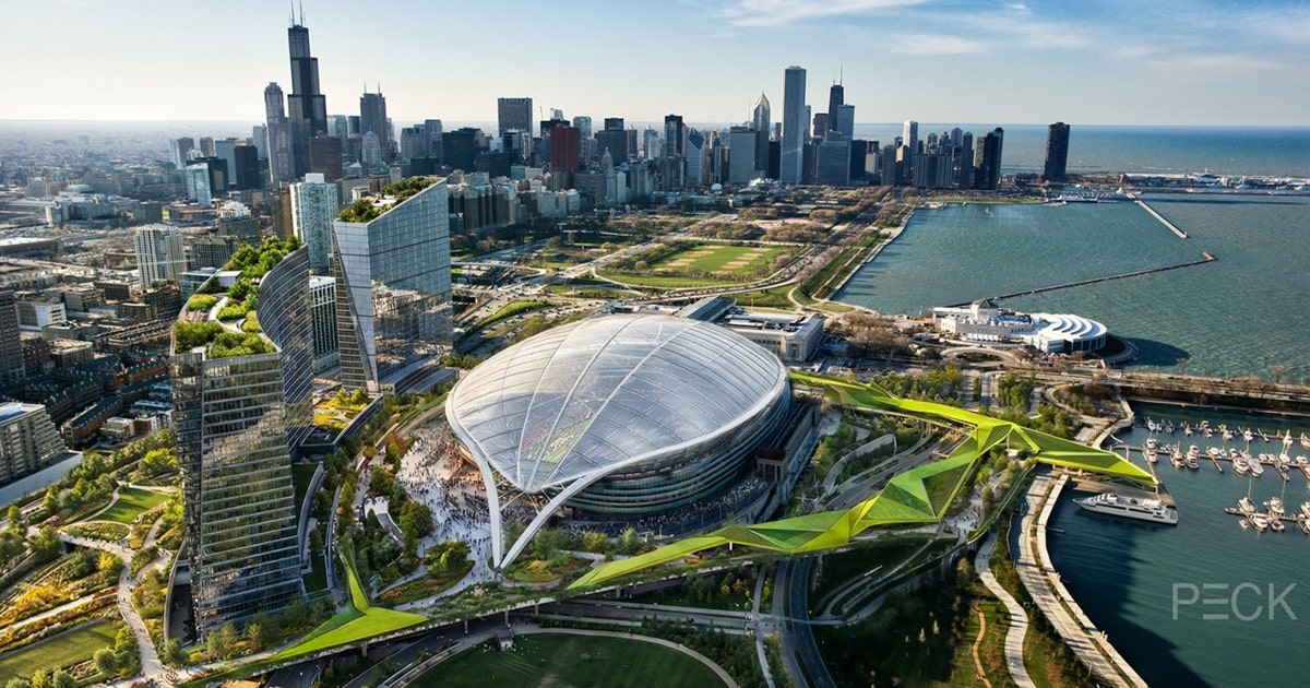 Bears stadium debate: New Soldier Field proposal includes dome, entertainment district