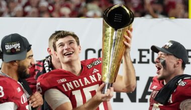 The National Football Championship Trophy is making a stop in Evansville