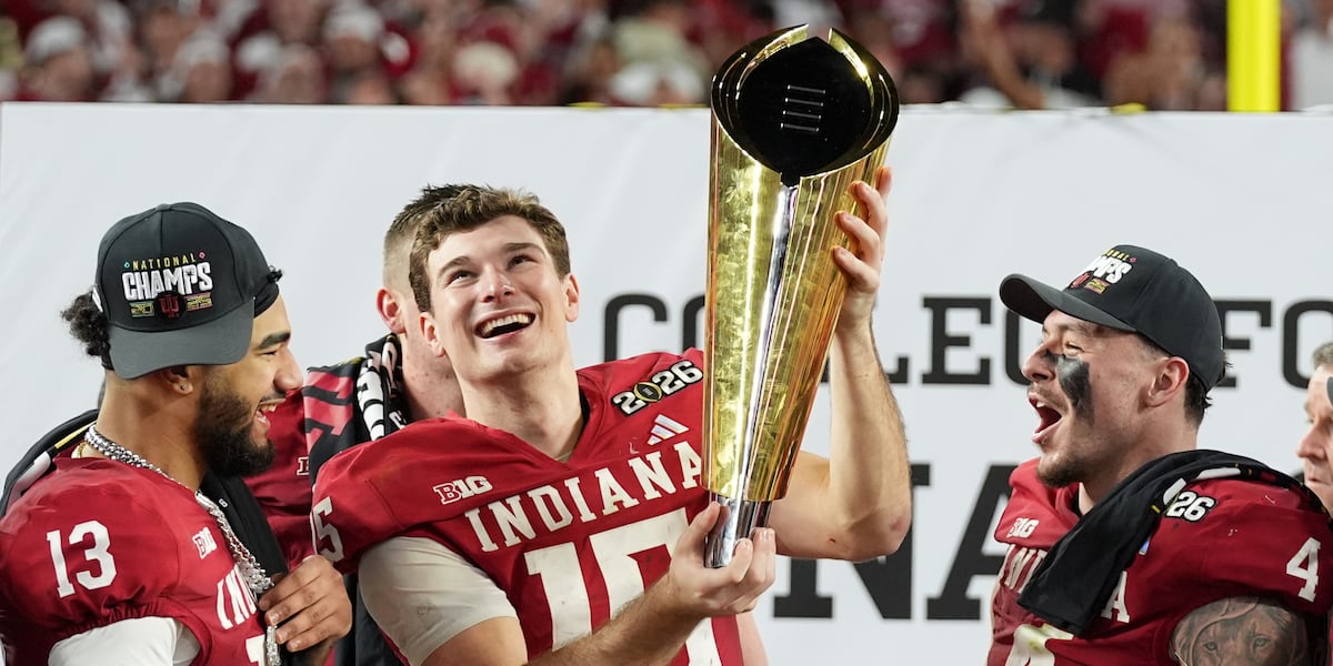 The National Football Championship Trophy is making a stop in Evansville