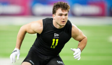 Oklahoma-linebacker-Owen-Heinecke-at-Scouting-Combine