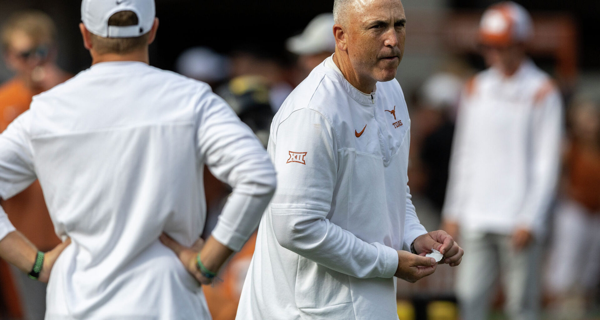Steve Sarkisian speaks about Texas QB