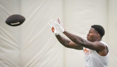 Coach, Texas LB Anthony Hill Jr. have dinner together