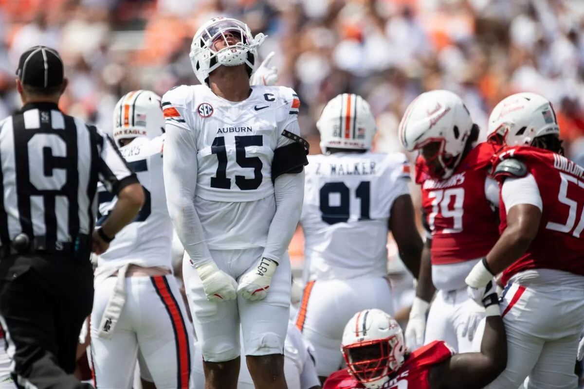 Auburn Tigers DE Kendrick Faulk Detroit Lions Mock Draft 