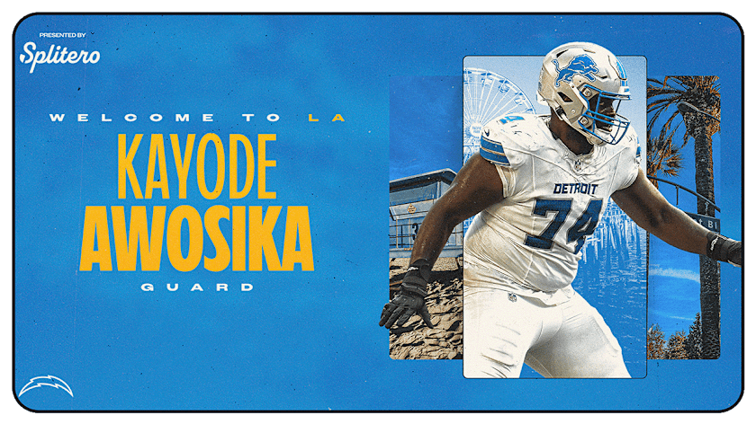 Chargers bring in Kayode Awosika