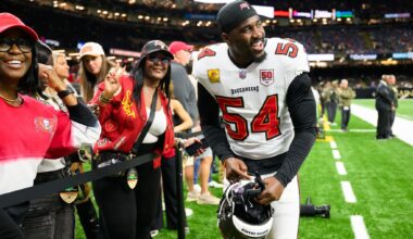 Buccaneers linebacker Lavonte David is retiring after 14 seasons with Tampa Bay
