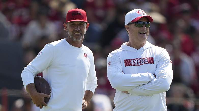 Kyle Shanahan and John Lynch