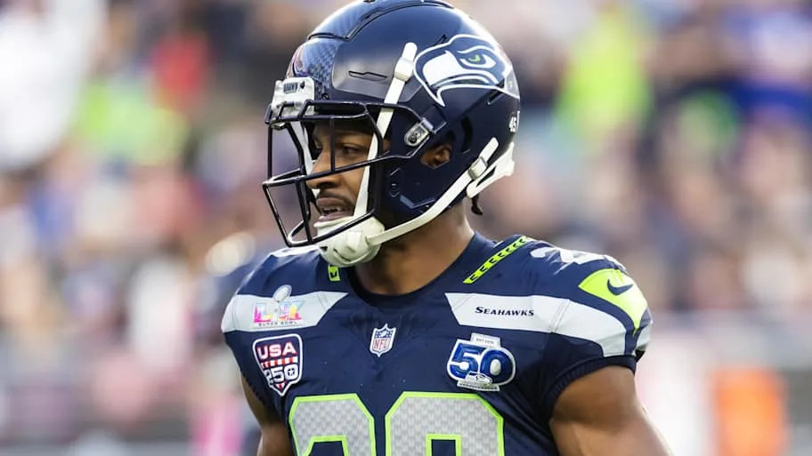 Josh Jobe during Super Bowl LX.