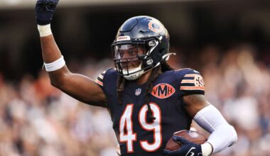 Linebacker Tremaine Edmunds released by the Chicago Bears