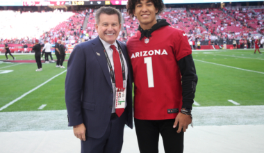 Son of legendary NFL wide receiver forging own legacy as $180m dad reacts to career decision