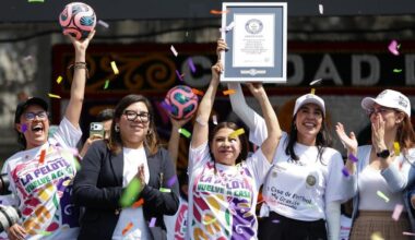 Mexico sets Guinness record for world's largest football class ahead of 2026 World Cup-Xinhua