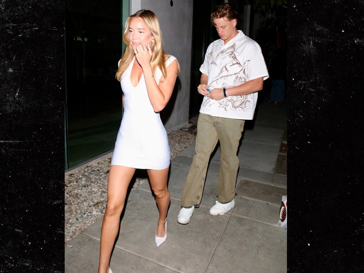 Joe Burrow and Olivia Ponton out in LA backgrid