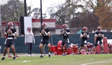 Photos from Alabama football's first day of 2026 spring practice