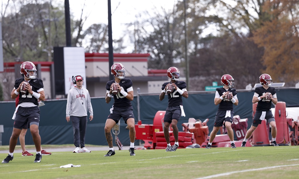 Photos from Alabama football's first day of 2026 spring practice