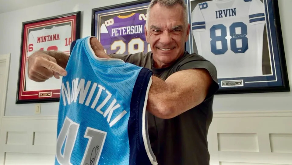 LOVE MAVS? Win Fish's Dirk Nowitzki SIGNED Jersey! - Community Post