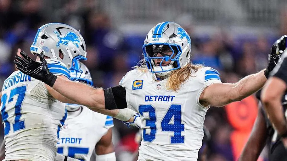 Detroit Lions linebacker Alex Anzalone 
