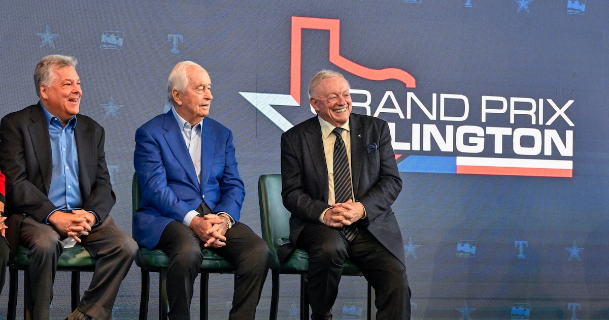 Cowboys owner Jerry Jones talks legacy with Roger Penske at IndyCar's Grand Prix of Arlington