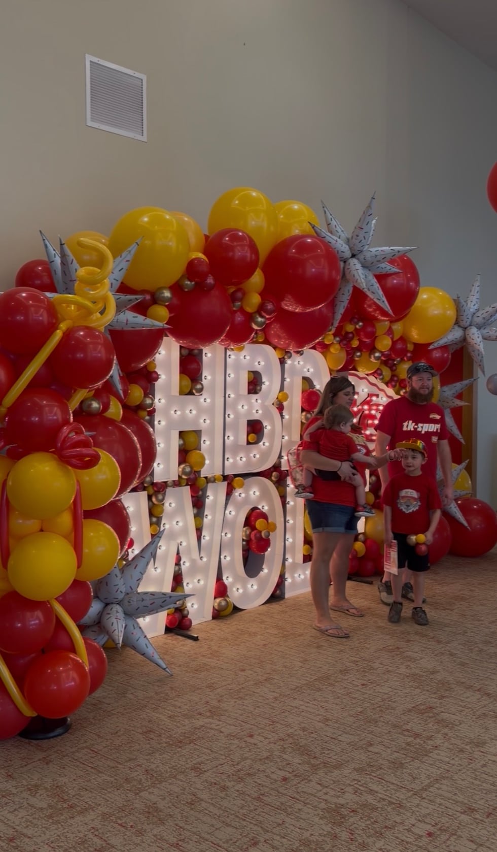 KC Wolf celebrated his birthday with thousands of Chiefs fans.