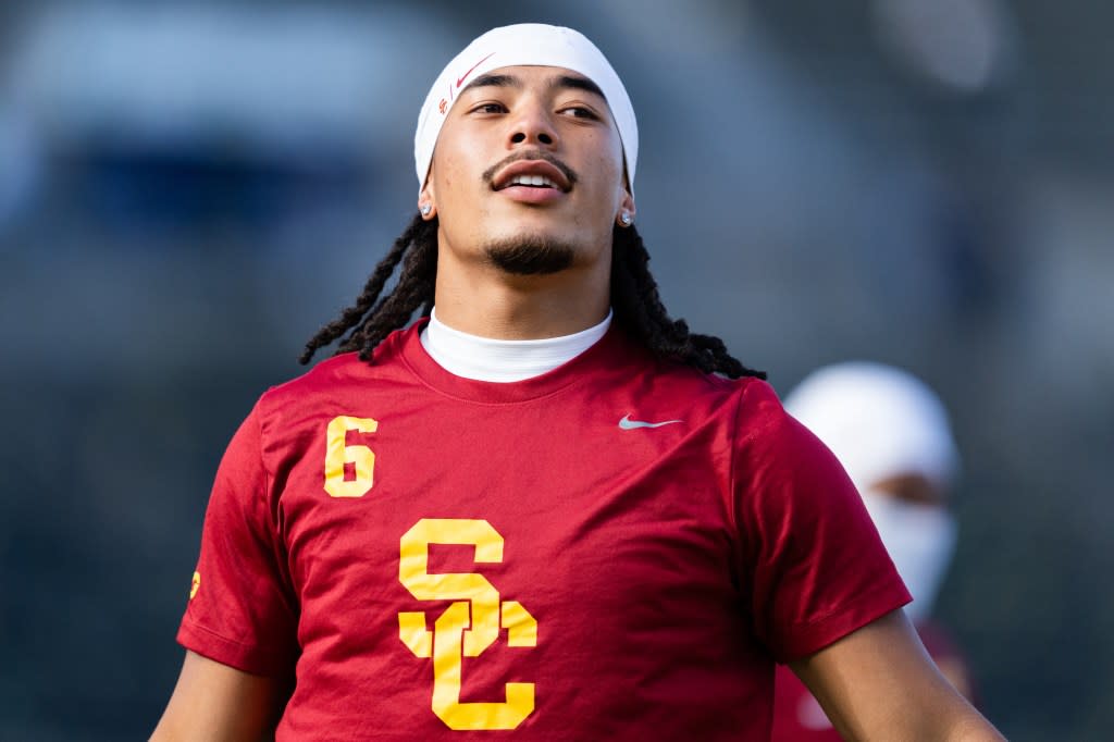 USC wide receiver Makai Lemon might be a good fit for the Rams. Getty Images