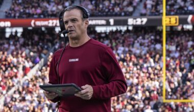 Shane Beamer updates Gamecocks football team in spring ball