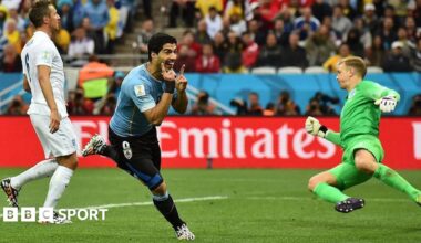 Mohamed Salah celebrates a goal