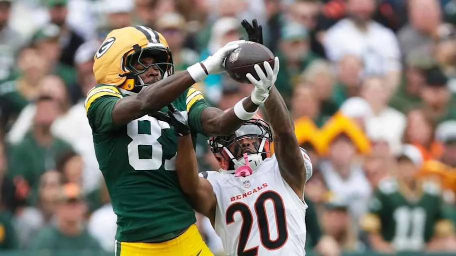 Green Bay Packers wide receiver Romeo Doubs