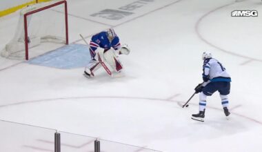 Jets beat the Rangers in a shootout to spoil goalie Dylan Garand's NHL debut