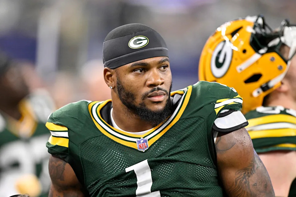 Green Bay Packers defensive end Micah Parsons (1).Jerome Miron-Imagn Images