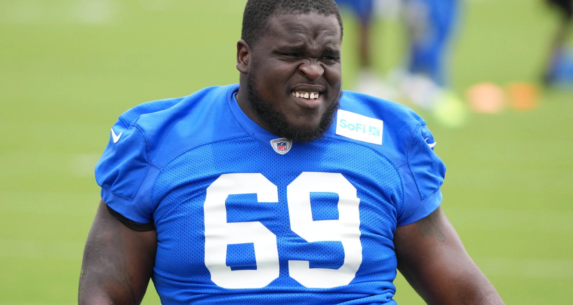 Rams' Kevin Dotson caught a huge shark in Australia